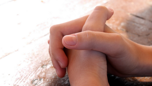 Hands together