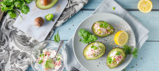 Tuna and Mayonnaise Stuffed Avocado