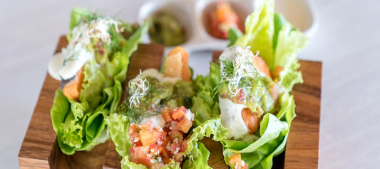 Wild Salmon Salad Wraps