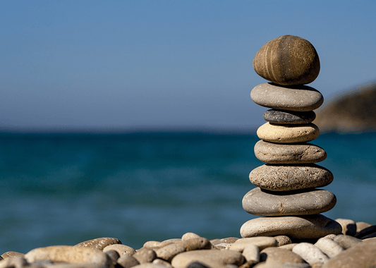 Rocks balanced on top of one another