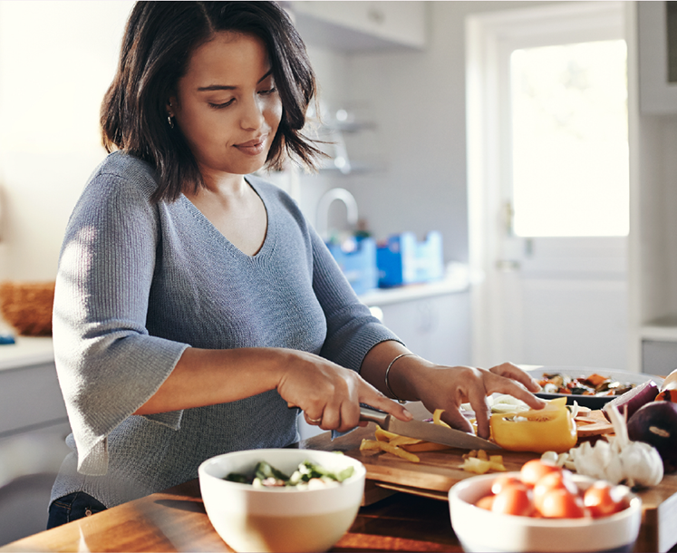 Photo of woman cooking