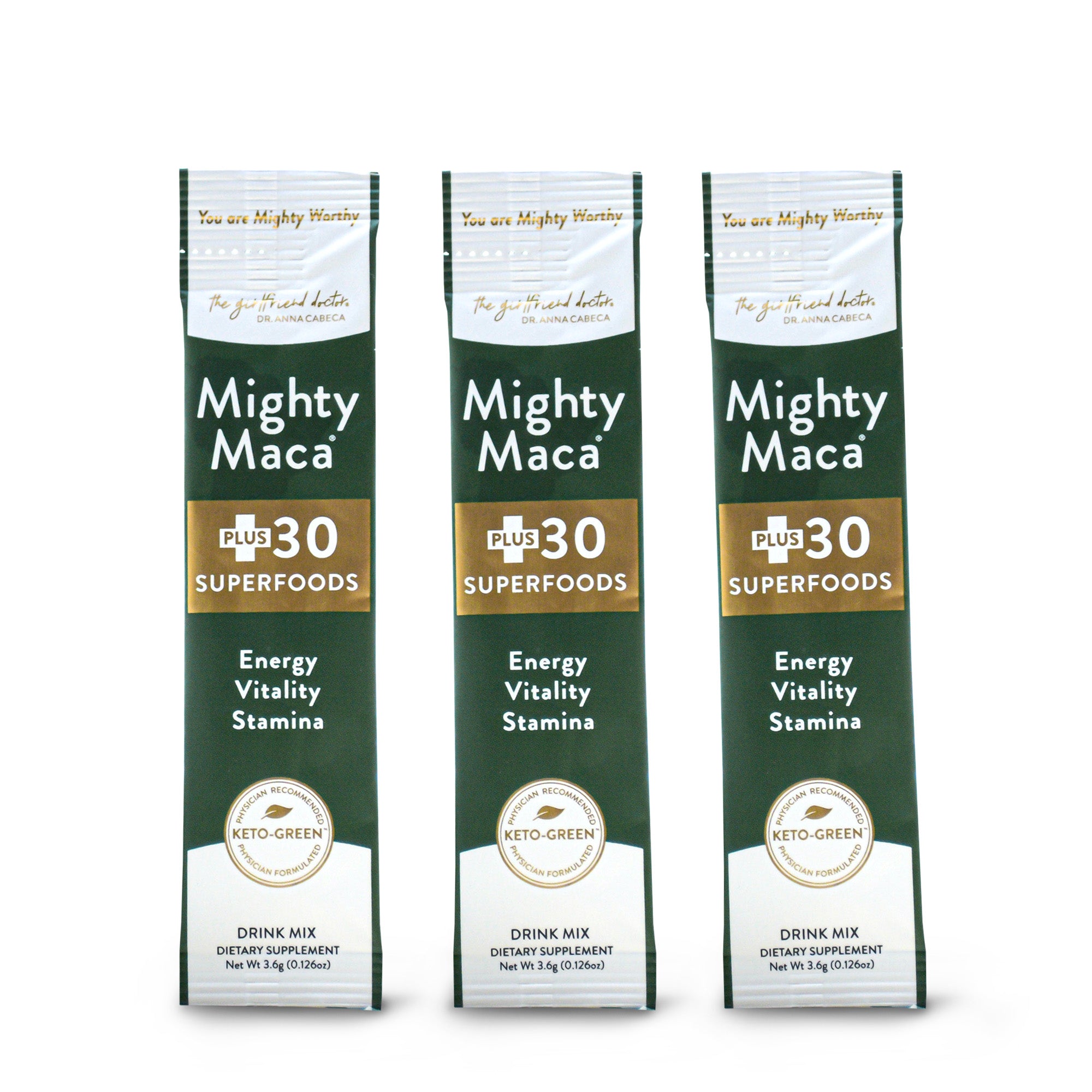 Mighty Maca® Plus: Green Superfood Drink - Dr. Anna Cabeca (Mighty Maca)