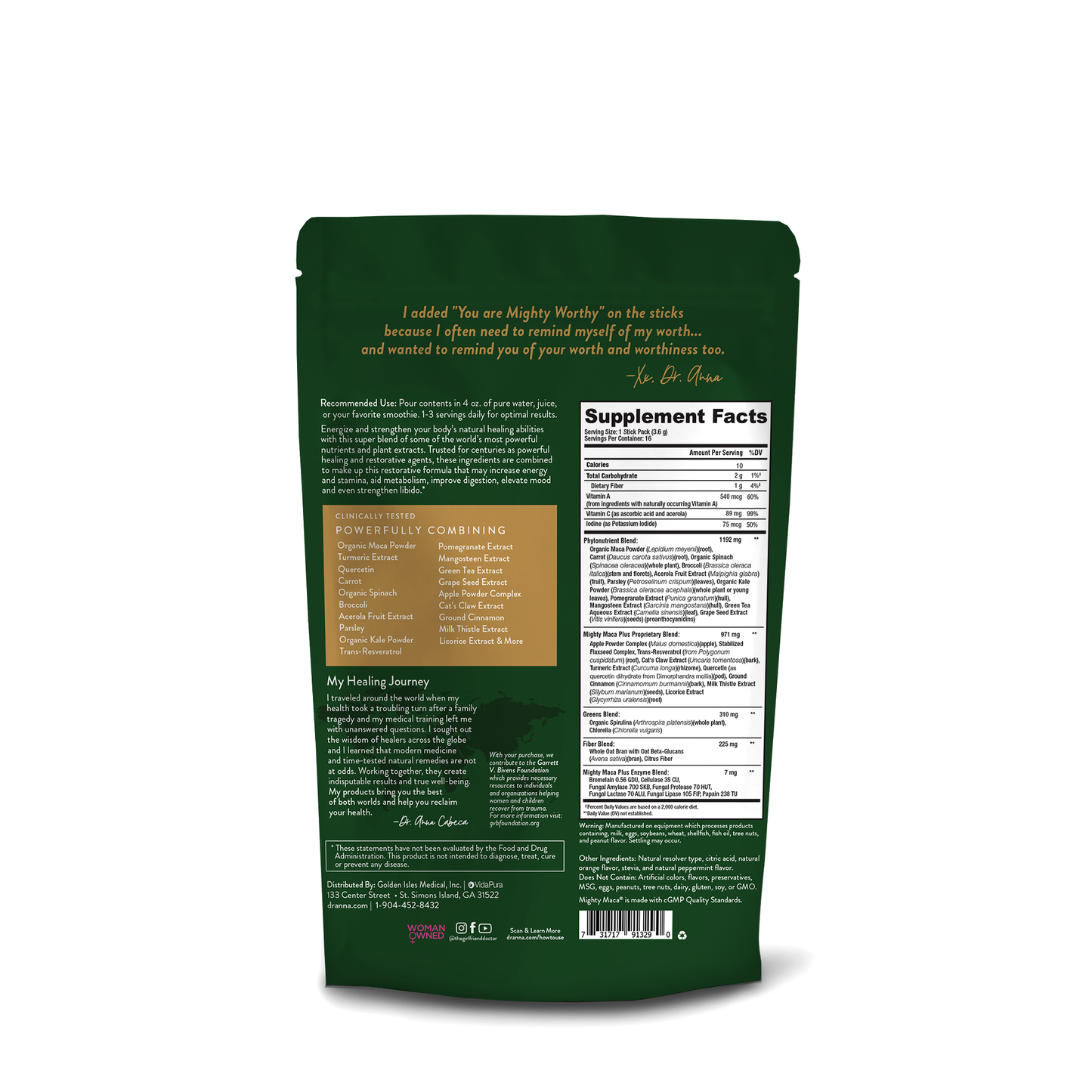 Mighty Maca® Plus 16 Servings