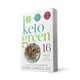 Paperback book cover of 'Keto-Green 16' by Anna Cabeca, DO. Includes 50 delicious recipes. Graphic contains a plate of food