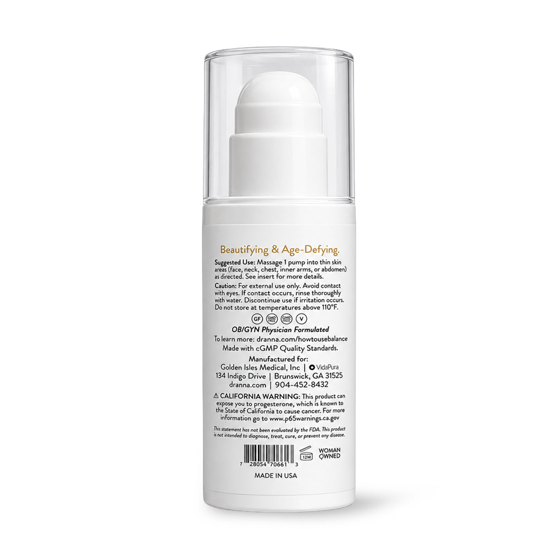 Balance® Wild Yam Cream for Skin Smoothness & Hormone Support