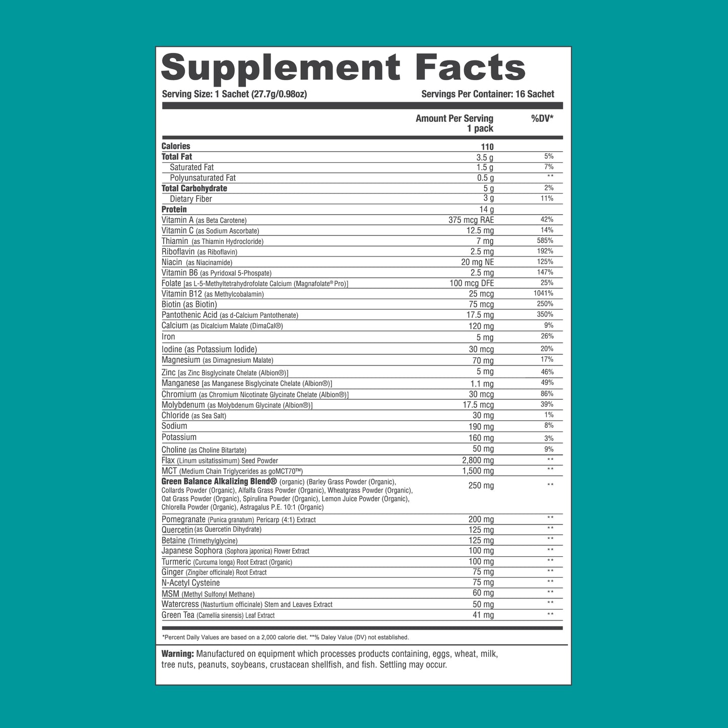 Keto-Green® Shake 16 Servings