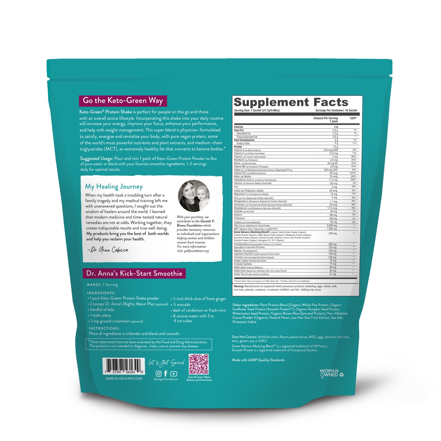 Keto-Green® Shake 16 Servings