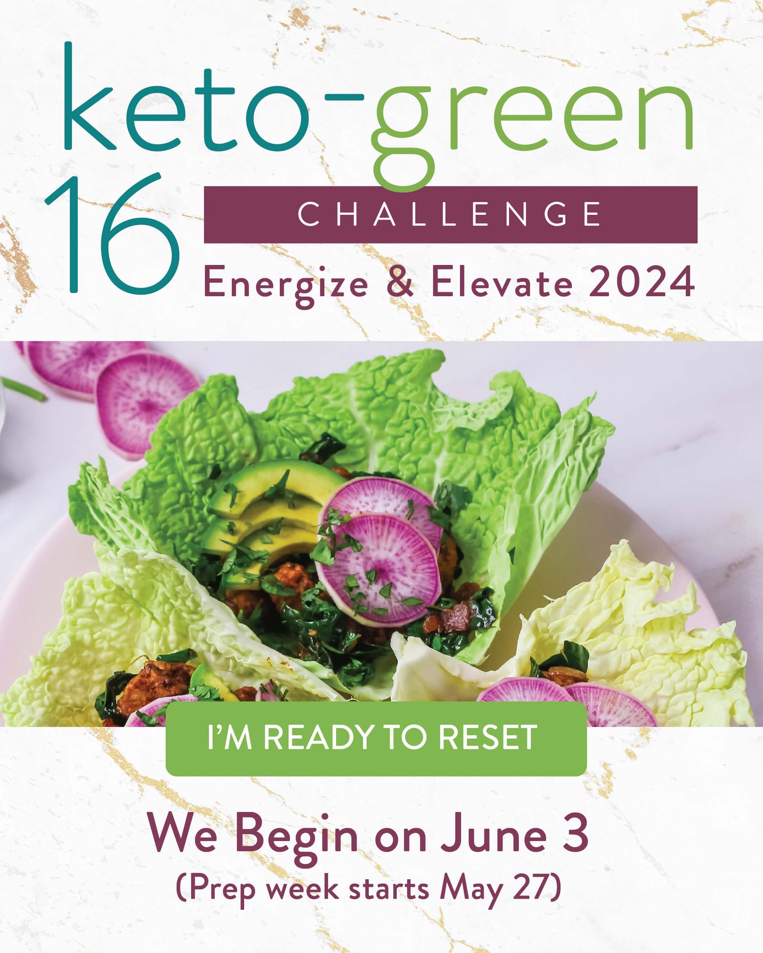 Keto Green Challenge Energize and Elevate 2024