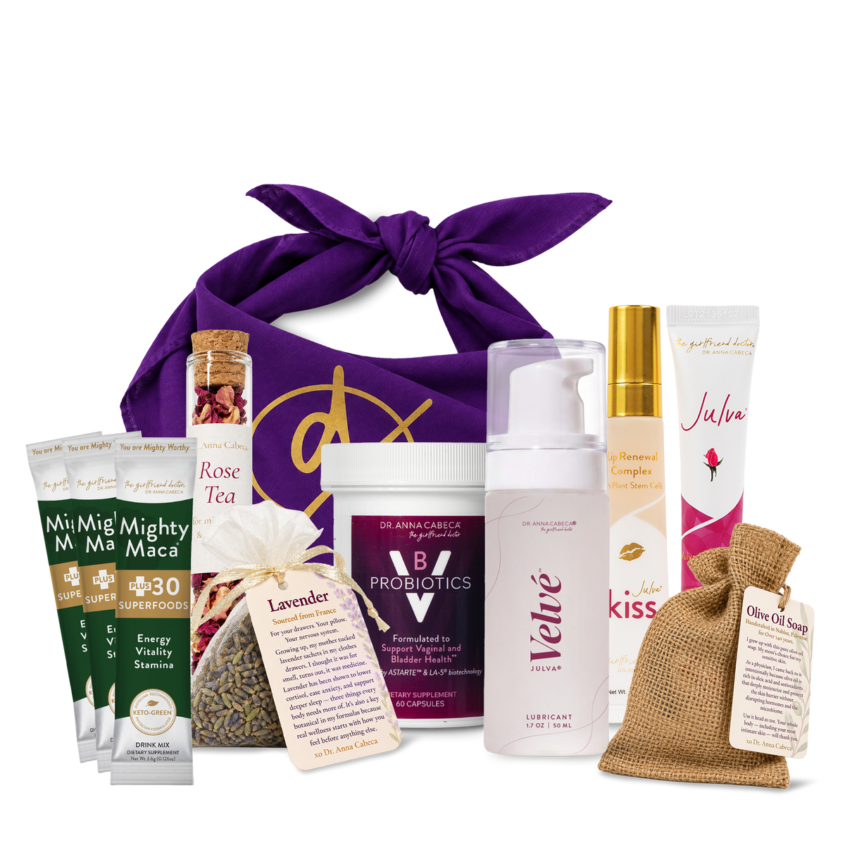 Her Big Gold Box — Complete Women's Wellness Gift Set