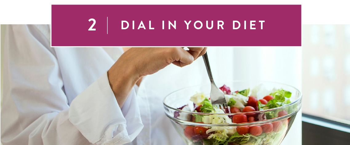 2. Dial in you Diet