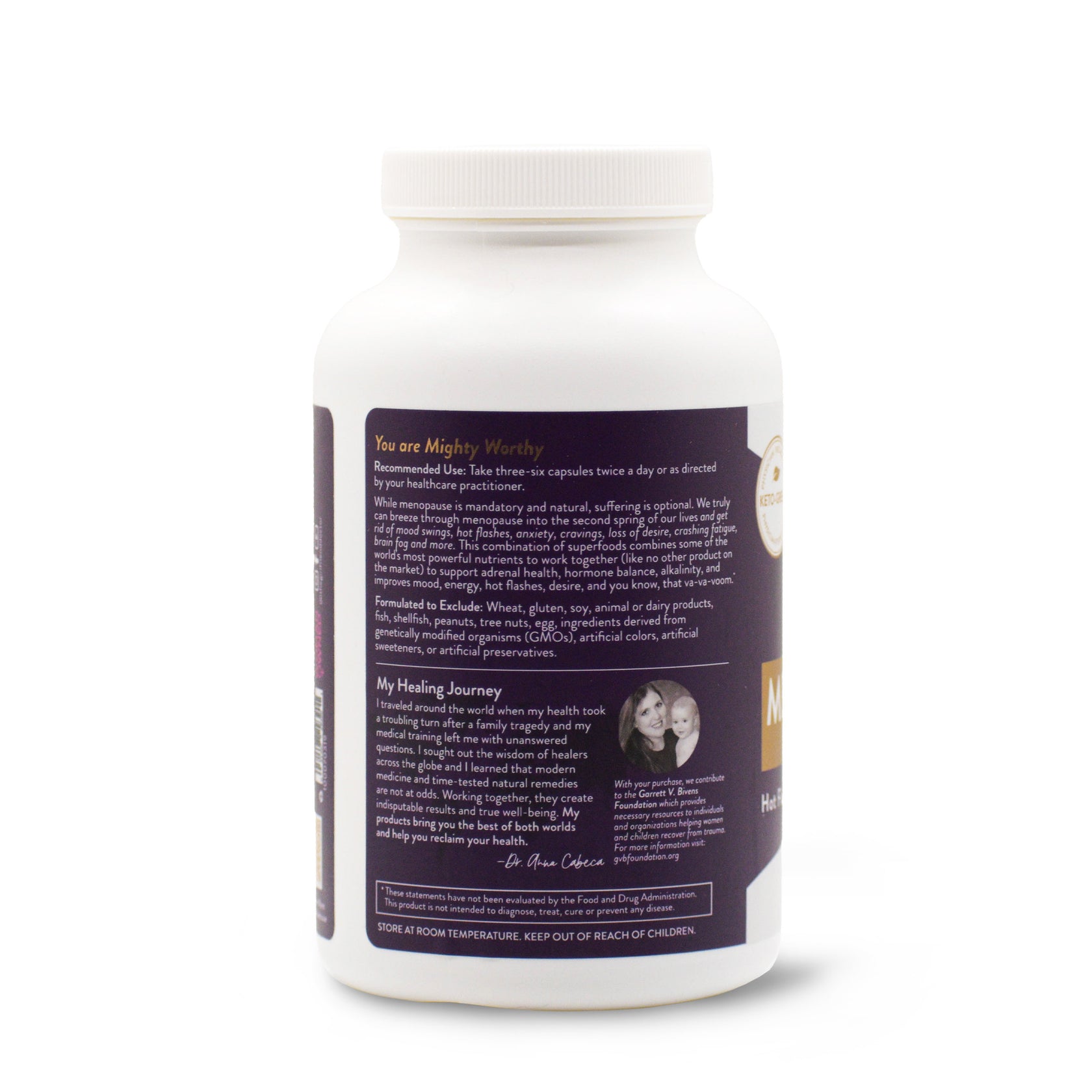 Mighty Maca® Menopause Capsules Shop Dr. Anna Cabeca